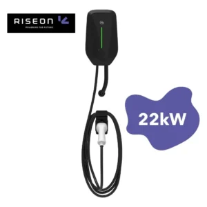 Carregador Veicular Riseon Rise Black 22kw Tipo2 220v Wi-fi COM OCCP