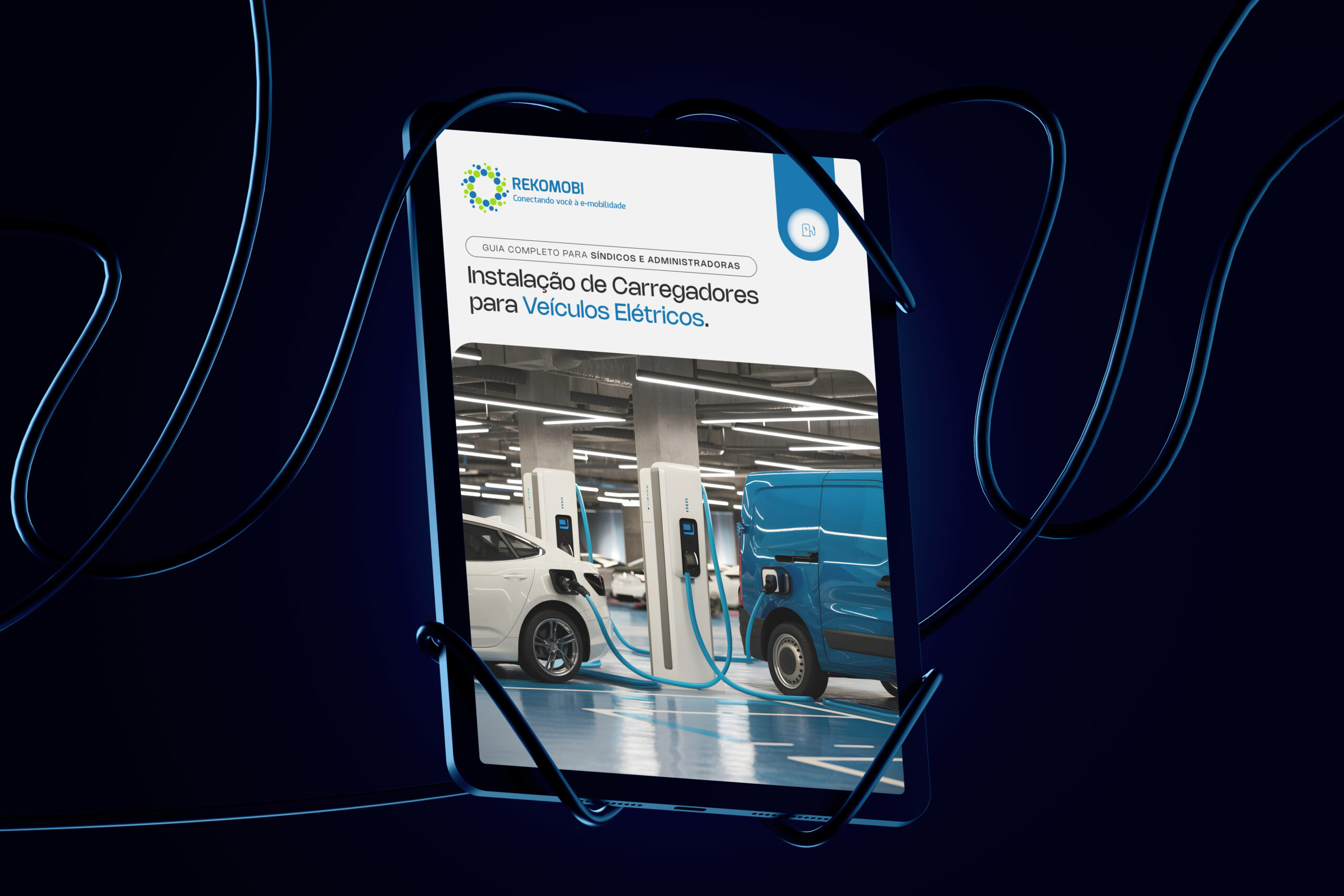 Capa do guia de instalação de carregadores para condomínios